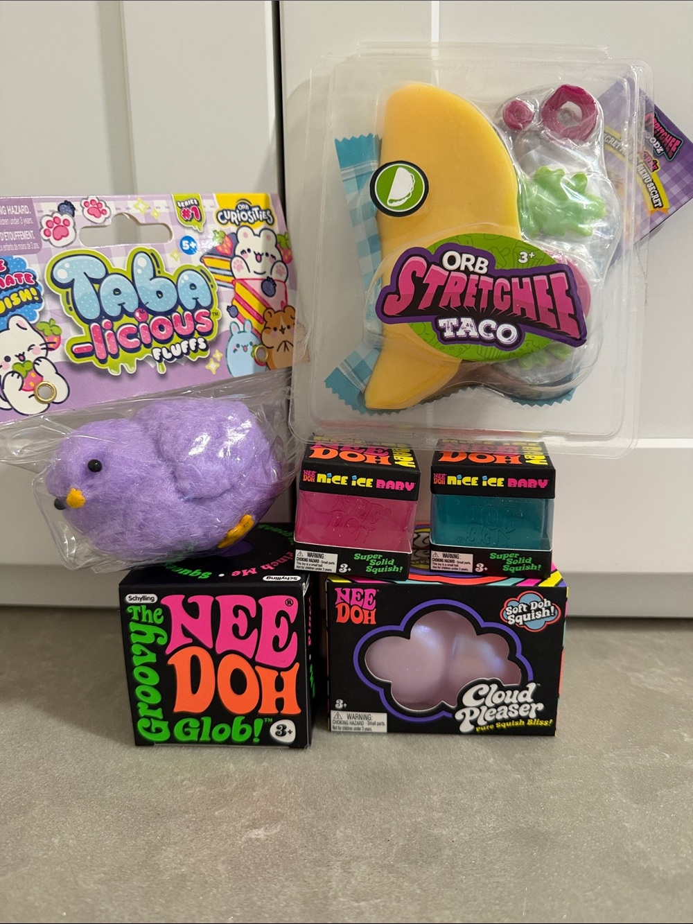 Needoh & Orb squishy/fidget bundle
